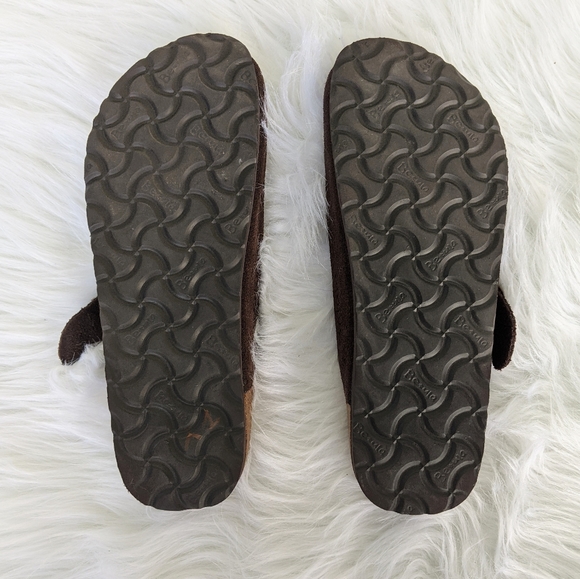 Birkenstock Betula Clogs in Chocolate Suede - Picture 6 of 7